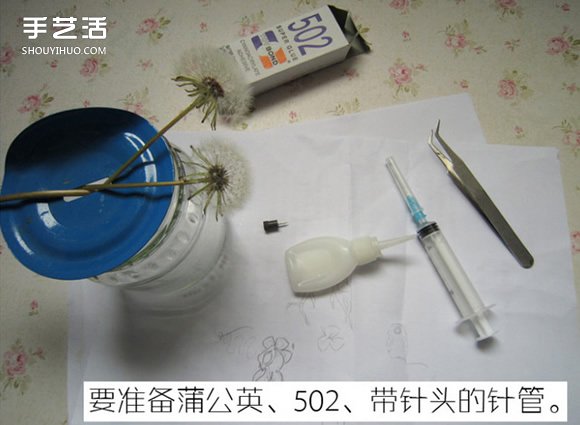 嵌花樹(shù)脂蒲公英制作教程 蒲公英樹(shù)脂標(biāo)本DIY -  itrip.net.cn