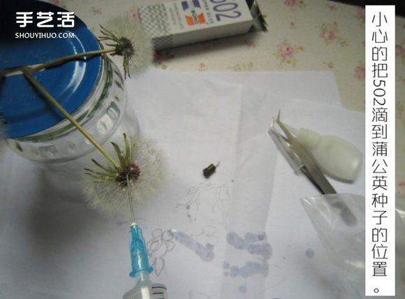 嵌花樹(shù)脂蒲公英制作教程 蒲公英樹(shù)脂標(biāo)本DIY -  itrip.net.cn