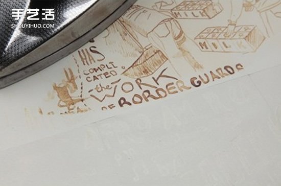 創(chuàng)意牛奶畫DIY圖片 手工牛奶畫畫作品欣賞 -  itrip.net.cn