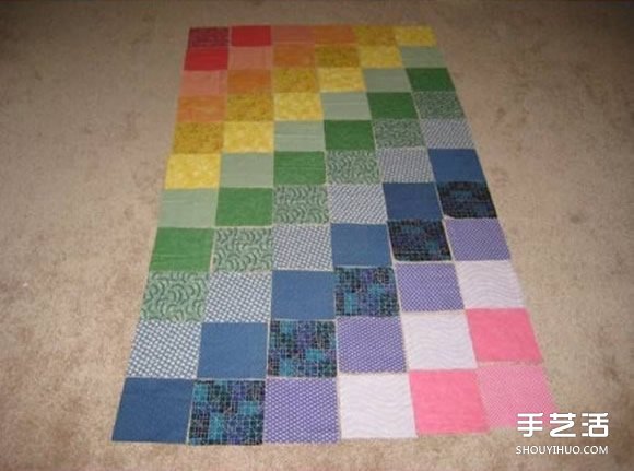好看的寶寶地毯DIY 手工布藝制作嬰兒地毯 -  itrip.net.cn