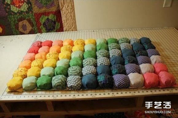 好看的寶寶地毯DIY 手工布藝制作嬰兒地毯 -  itrip.net.cn