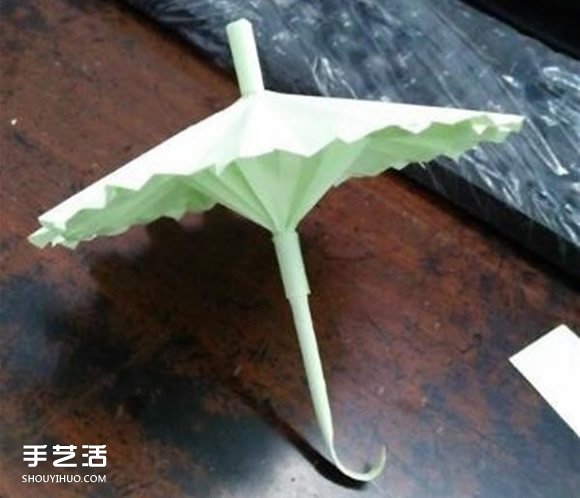 立體小雨傘的折法圖解 兒童紙雨傘制作方法 -  itrip.net.cn