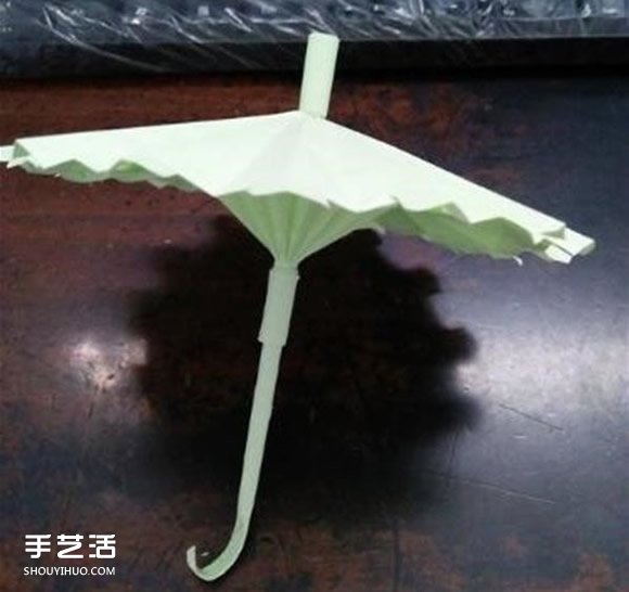 立體小雨傘的折法圖解 兒童紙雨傘制作方法 -  itrip.net.cn