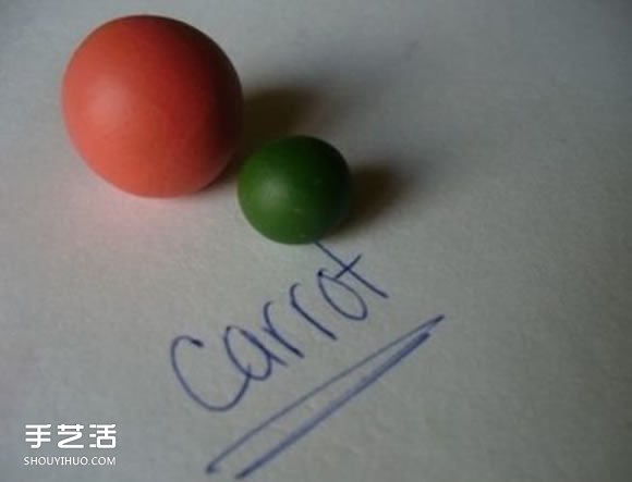 超輕粘土胡蘿卜制作 手工DIY粘土胡蘿卜圖解 -  itrip.net.cn
