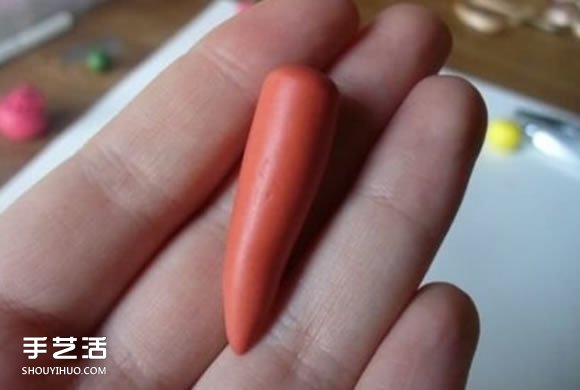超輕粘土胡蘿卜制作 手工DIY粘土胡蘿卜圖解 -  itrip.net.cn