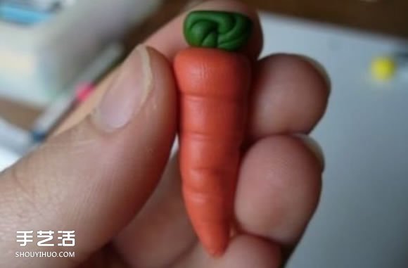 超輕粘土胡蘿卜制作 手工DIY粘土胡蘿卜圖解 -  itrip.net.cn