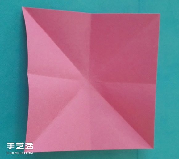 簡易玫瑰花折紙步驟 兒童玫瑰花的折法圖片 -  itrip.net.cn
