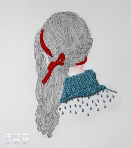 刺繡藝術(shù)家Izziyana Suhaimi的精工刺繡作品 -  itrip.net.cn
