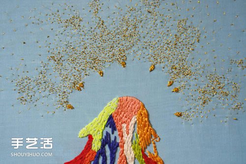 刺繡藝術(shù)家Izziyana Suhaimi的精工刺繡作品 -  itrip.net.cn