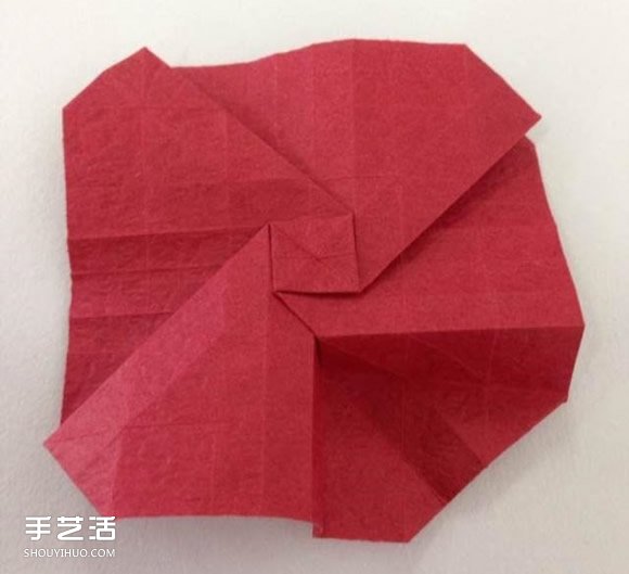 超詳細(xì)川崎玫瑰的折法圖解 包括花朵和花托 -  itrip.net.cn