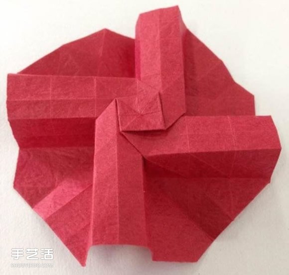 超詳細(xì)川崎玫瑰的折法圖解 包括花朵和花托 -  itrip.net.cn