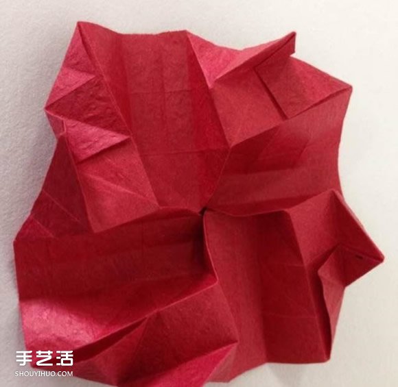 超詳細(xì)川崎玫瑰的折法圖解 包括花朵和花托 -  itrip.net.cn