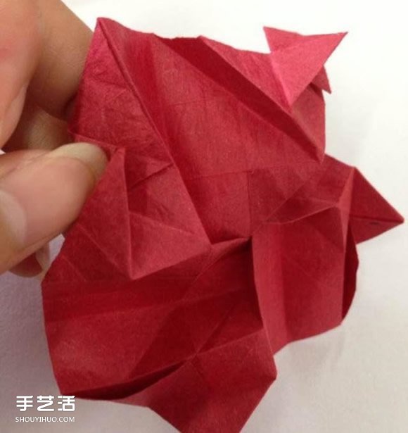 超詳細(xì)川崎玫瑰的折法圖解 包括花朵和花托 -  itrip.net.cn