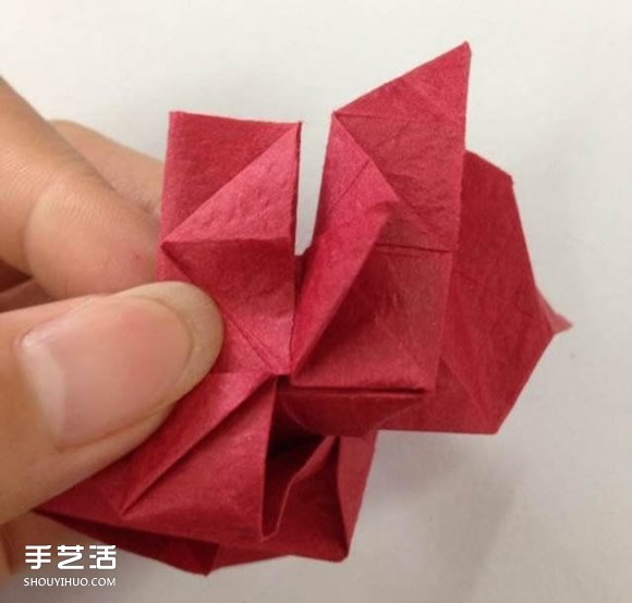 超詳細(xì)川崎玫瑰的折法圖解 包括花朵和花托 -  itrip.net.cn