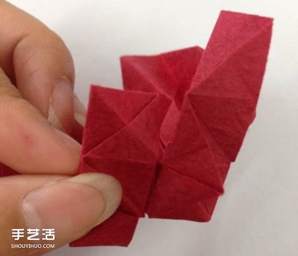 超詳細(xì)川崎玫瑰的折法圖解 包括花朵和花托 -  itrip.net.cn