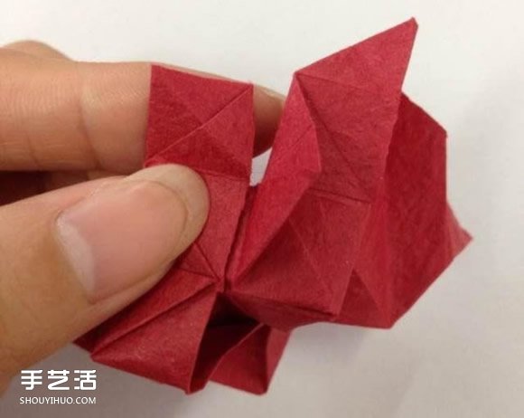超詳細(xì)川崎玫瑰的折法圖解 包括花朵和花托 -  itrip.net.cn