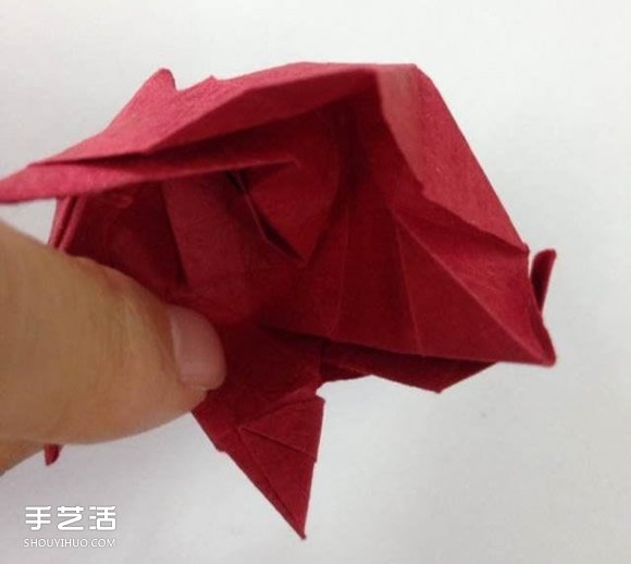 超詳細(xì)川崎玫瑰的折法圖解 包括花朵和花托 -  itrip.net.cn