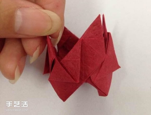 超詳細(xì)川崎玫瑰的折法圖解 包括花朵和花托 -  itrip.net.cn