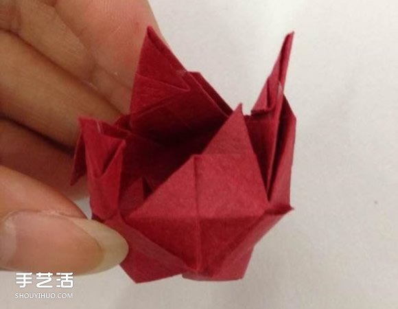 超詳細(xì)川崎玫瑰的折法圖解 包括花朵和花托 -  itrip.net.cn
