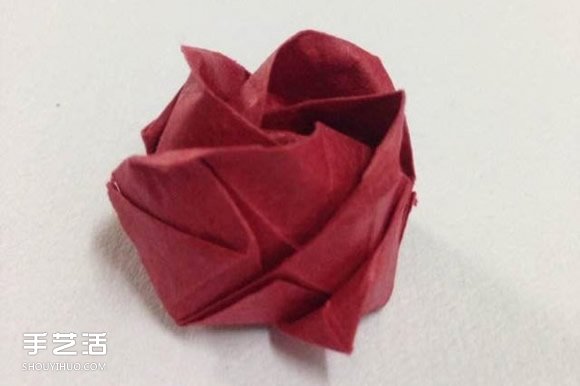 超詳細(xì)川崎玫瑰的折法圖解 包括花朵和花托 -  itrip.net.cn