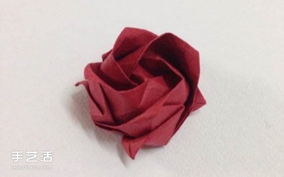 超詳細(xì)川崎玫瑰的折法圖解 包括花朵和花托 -  itrip.net.cn