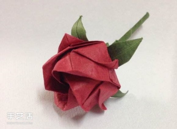 超詳細(xì)川崎玫瑰的折法圖解 包括花朵和花托 -  itrip.net.cn