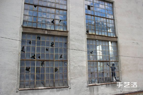 藝術(shù)家的幽默 讓廢棄建筑物的破窗不再可怕 -  itrip.net.cn