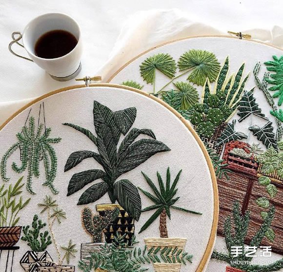 小清新手工刺繡作品欣賞 感受一針一線的美好 -  itrip.net.cn