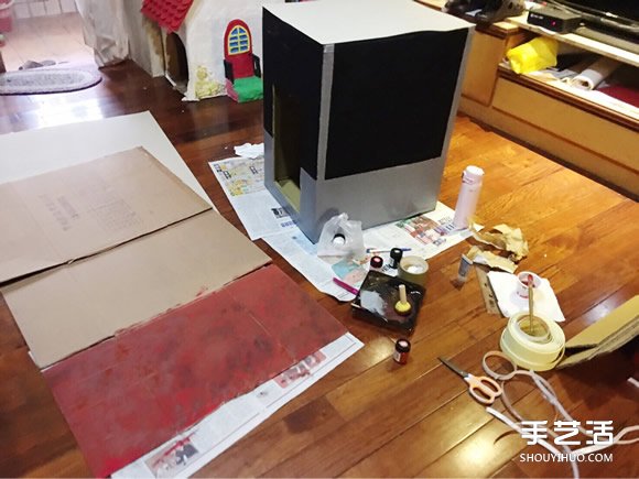 狗屋的制作方法帶圖片 廢紙箱做狗窩的做法 -  itrip.net.cn