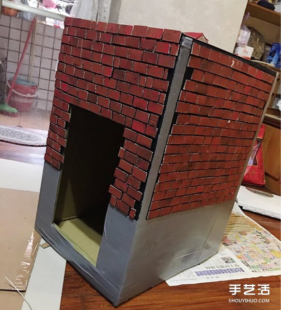 狗屋的制作方法帶圖片 廢紙箱做狗窩的做法 -  itrip.net.cn