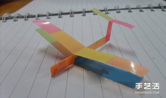 超久滑翔機折法圖解 簡易便簽紙滑翔機制作 -  itrip.net.cn