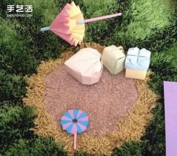 兒童棒棒糖的折法圖解 折紙棒棒糖手工制作 -  itrip.net.cn