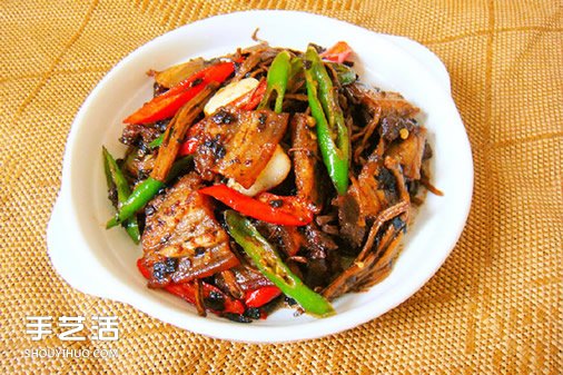 豉香茶樹菇炒回鍋肉的做法 好吃又開胃 -  itrip.net.cn