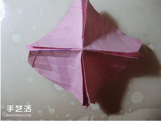 冰淇淋玫瑰的折法圖解 手工折冰淇淋玫瑰步驟 -  itrip.net.cn