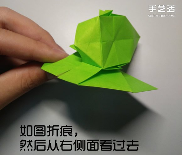 立體小鴨子折紙步驟圖 紙鴨子的折法教程圖解 -  itrip.net.cn