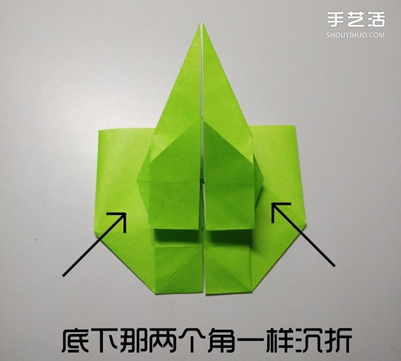 立體小鴨子折紙步驟圖 紙鴨子的折法教程圖解 -  itrip.net.cn