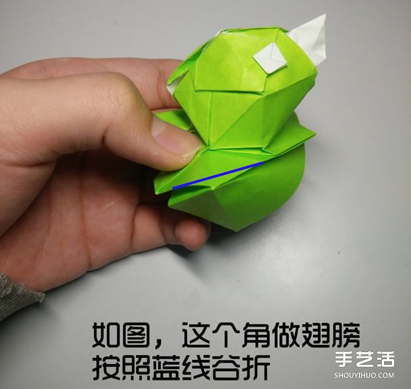 立體小鴨子折紙步驟圖 紙鴨子的折法教程圖解 -  itrip.net.cn