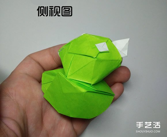 立體小鴨子折紙步驟圖 紙鴨子的折法教程圖解 -  itrip.net.cn