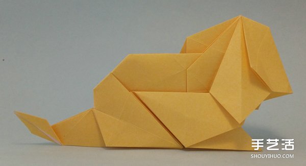 立體獅子折紙圖解 手工立體獅子的折法教程 -  itrip.net.cn