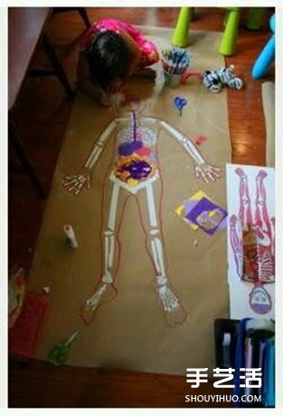 幼兒園玩教具制作：教小朋友認(rèn)知身體主要器官 -  itrip.net.cn