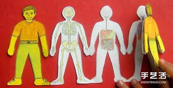 幼兒園玩教具制作：教小朋友認(rèn)知身體主要器官 -  itrip.net.cn