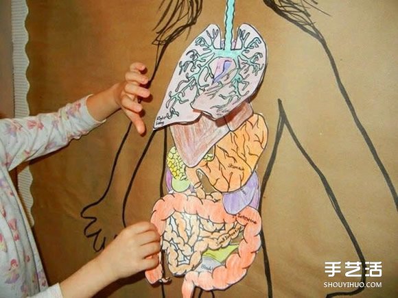 幼兒園玩教具制作：教小朋友認(rèn)知身體主要器官 -  itrip.net.cn