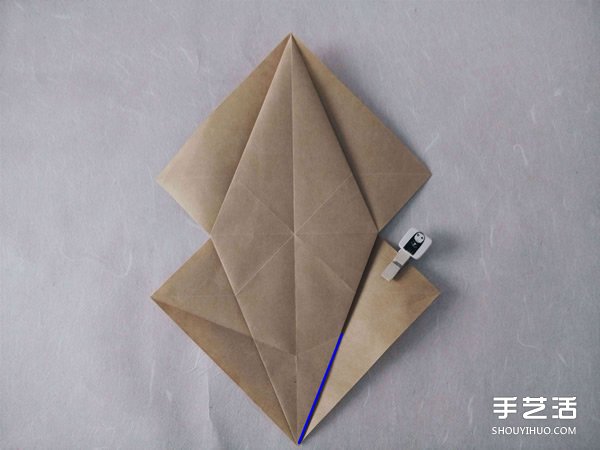 立體兔子的折法圖解 復(fù)雜站立紙兔子折紙教程 -  itrip.net.cn
