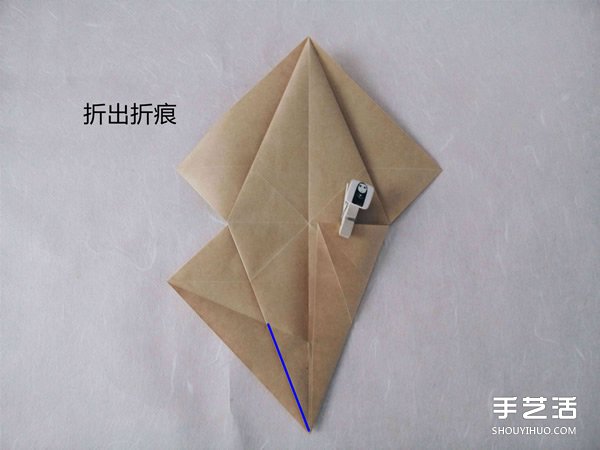 立體兔子的折法圖解 復(fù)雜站立紙兔子折紙教程 -  itrip.net.cn