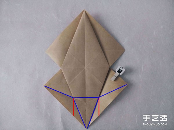 立體兔子的折法圖解 復(fù)雜站立紙兔子折紙教程 -  itrip.net.cn