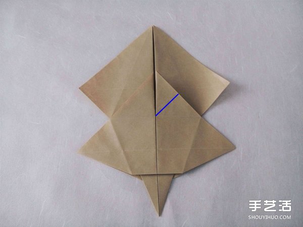 立體兔子的折法圖解 復(fù)雜站立紙兔子折紙教程 -  itrip.net.cn