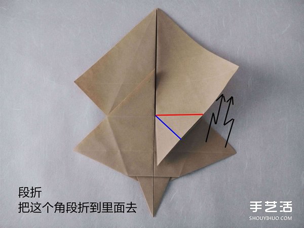 立體兔子的折法圖解 復(fù)雜站立紙兔子折紙教程 -  itrip.net.cn
