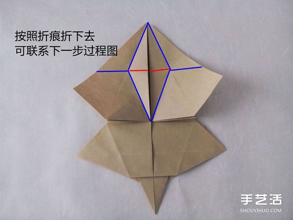 立體兔子的折法圖解 復(fù)雜站立紙兔子折紙教程 -  itrip.net.cn