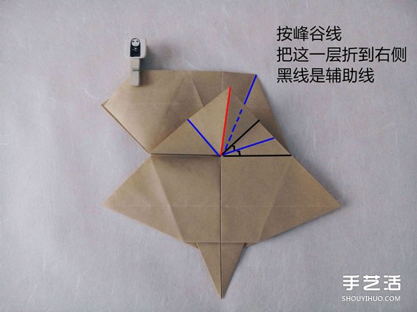 立體兔子的折法圖解 復(fù)雜站立紙兔子折紙教程 -  itrip.net.cn