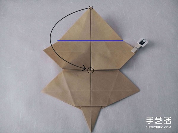 立體兔子的折法圖解 復(fù)雜站立紙兔子折紙教程 -  itrip.net.cn